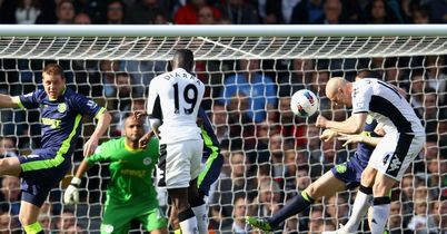 Senderos: Heads home Fulham's winner